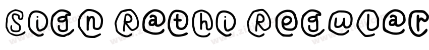 Sign Rathi Regular字体转换